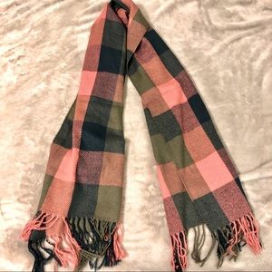 Oversized Plaid Scarf/Wrap/Shawl